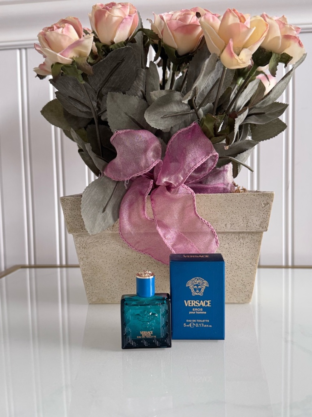 VERSACE EROS EAU De Toilette Smash Mini Travel 5ml
